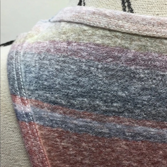 New True Religion Women Striped Tank Top Razor Back Blue Multicolour Small USA - Picture 7 of 9